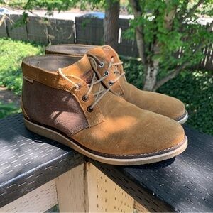 Wolverine 1883‎ Men’s Leather / Textile Chukka Shoes Brown & Tan Size 9.5
